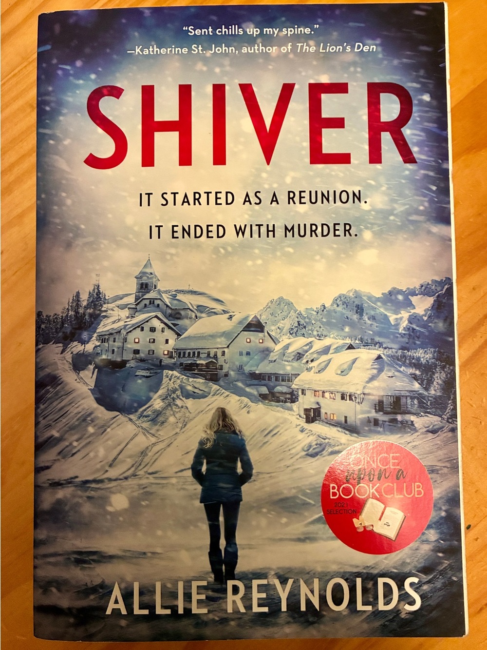 Shiver Allie Reynolds Paperback Thriller Signed bookplate Excellent condition